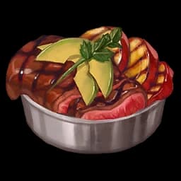 Mozzarina Steak Palworld item database entry